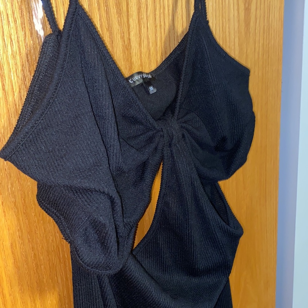 Curvy Sense Ribbed Cut Out Dress - Picture 8 of 15